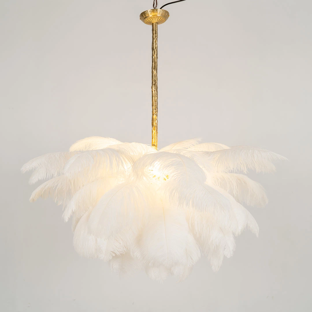 Vakkerlight Ostrich Feather Chandeliers