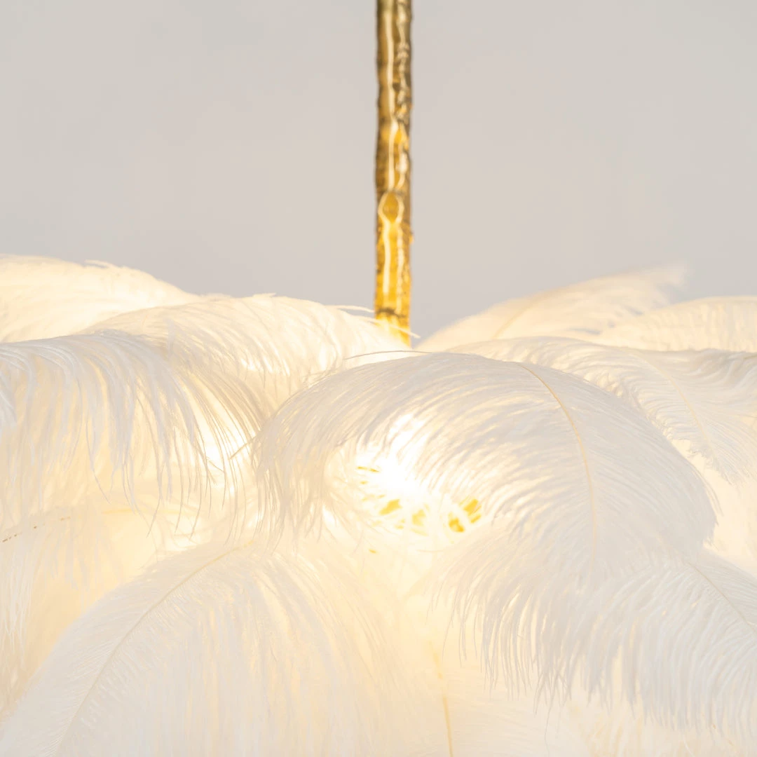 Vakkerlight Ostrich Feather Chandeliers