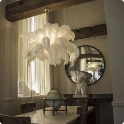 Vakkerlight Ostrich Feather Chandeliers