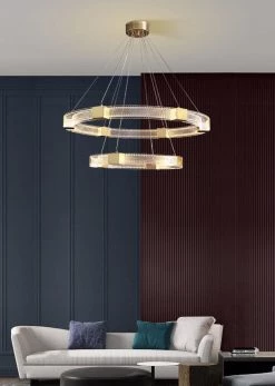 Vakkerlight Parallel Ring LED Chandelier