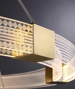 Vakkerlight Parallel Ring LED Chandelier