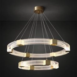 Vakkerlight Parallel Ring LED Chandelier