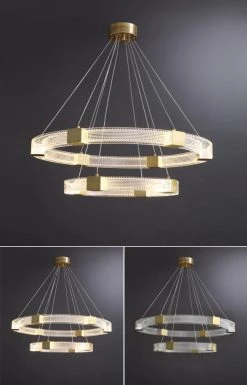 Vakkerlight Parallel Ring LED Chandelier
