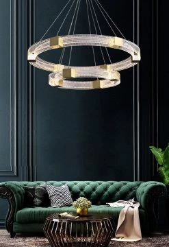 Vakkerlight Parallel Ring LED Chandelier