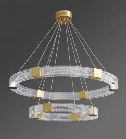 Vakkerlight Parallel Ring LED Chandelier