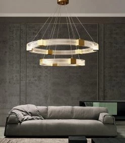 Vakkerlight Parallel Ring LED Chandelier