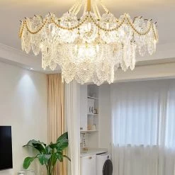 Vakkerlight Chandeliers Pearls Glass Chandelier