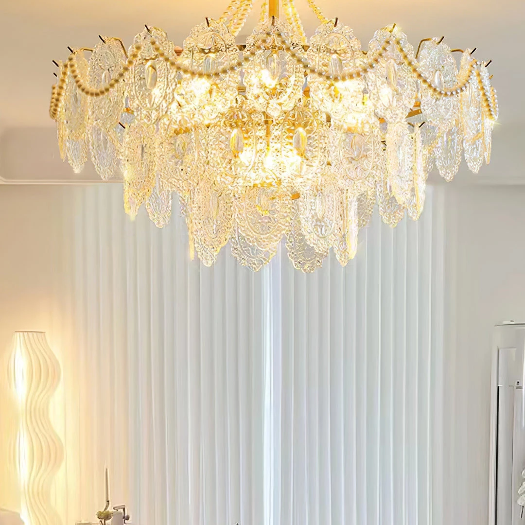 Vakkerlight Chandeliers Pearls Glass Chandelier