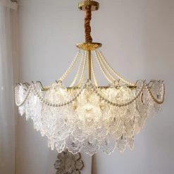 Vakkerlight Chandeliers Pearls Glass Chandelier
