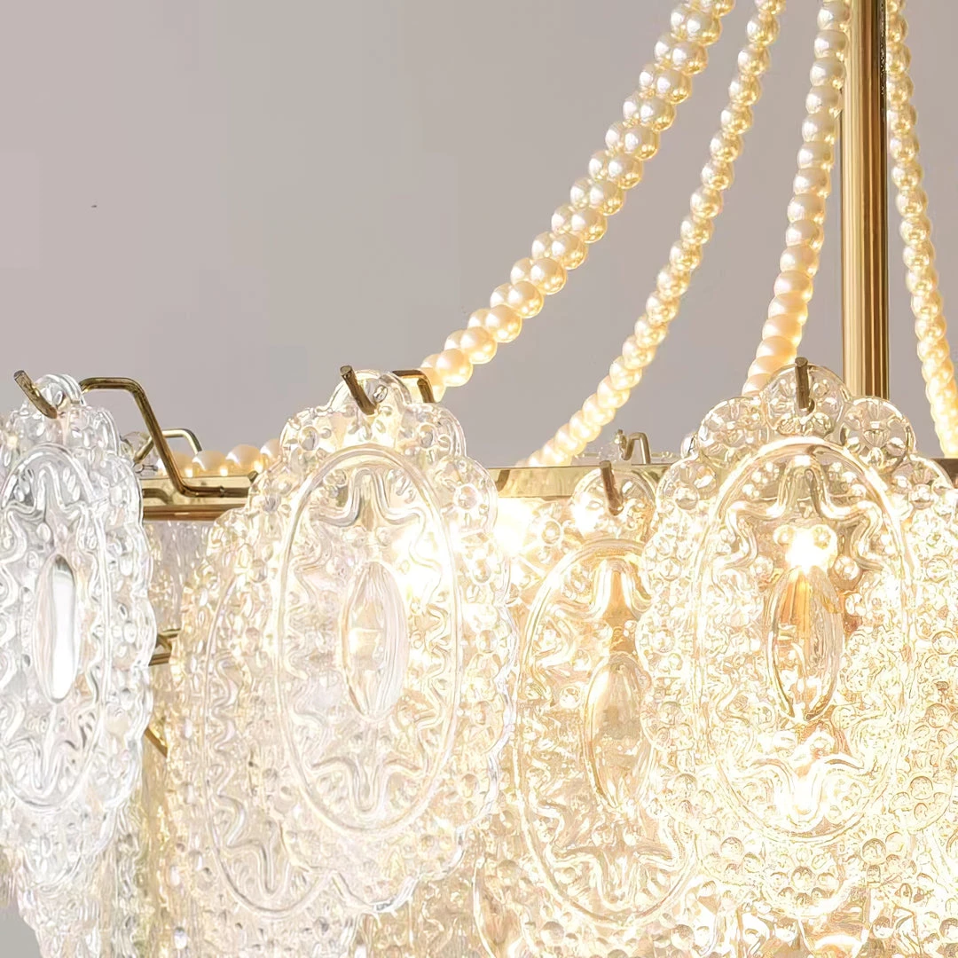Vakkerlight Chandeliers Pearls Glass Chandelier