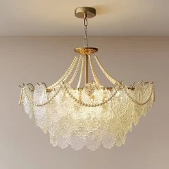 Vakkerlight Chandeliers Pearls Glass Chandelier