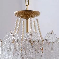 Vakkerlight Chandeliers Pearls Glass Chandelier