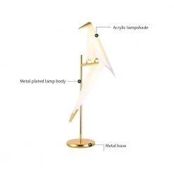 Vakkerlight Table Lamps Perching Bird Table Lamp