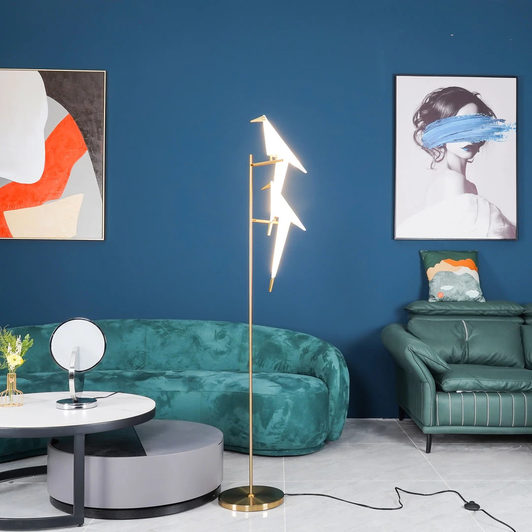Vakkerlight Floor Lamps Perching Bird Floor Lamp