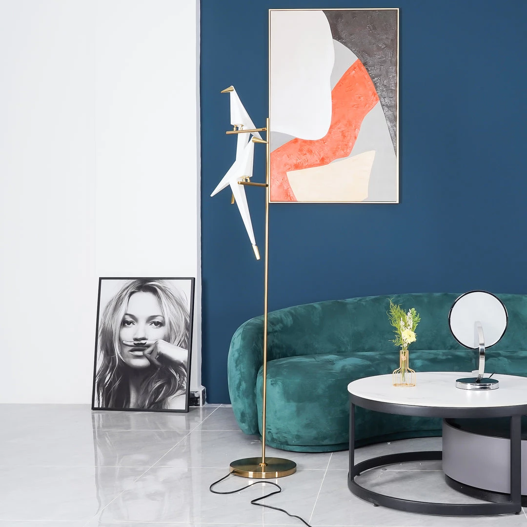 Vakkerlight Floor Lamps Perching Bird Floor Lamp