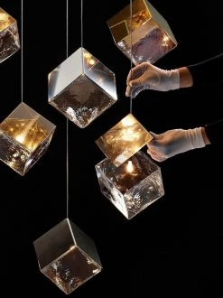 Vakkerlight Living Room Pyrite Chandelier