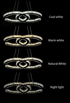 Vakkerlight Stainless Steel Crystal Chandeliers