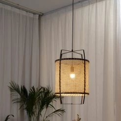 Vakkerlight Pendant Lights Rattan Cane Pendant Light