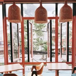 Vakkerlight Rattan Pandent Light Pendant Lights