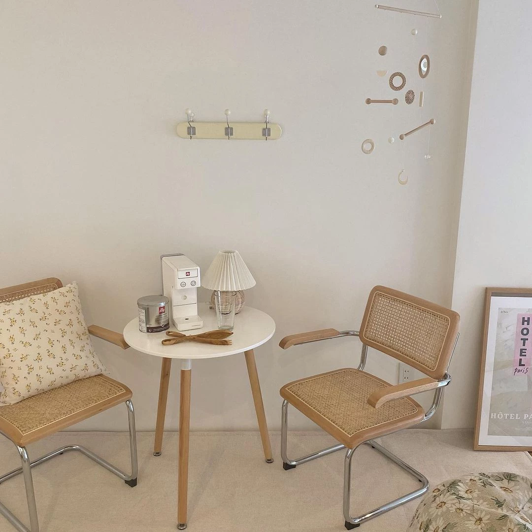 Vakkerlight Table Lamps Rattan Pleated Table Lamp