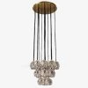Vakkerlight Pendant Lights Crystal Ball Linear Round Chandelier
