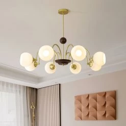 Vakkerlight Sculptural Glass Ribbed Chandelier