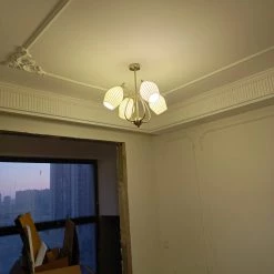 Vakkerlight Ceramic Ribbed Chandelier