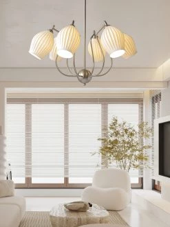 Vakkerlight Ceramic Ribbed Chandelier