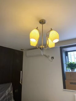 Vakkerlight Ceramic Ribbed Chandelier