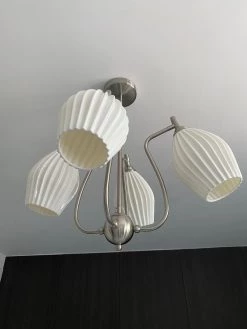 Vakkerlight Ceramic Ribbed Chandelier