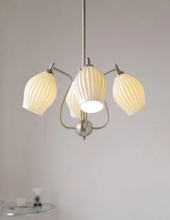 Vakkerlight Ceramic Ribbed Chandelier