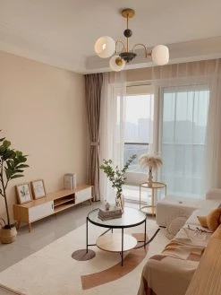 Vakkerlight Sculptural Glass Ribbed Chandelier