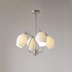 Vakkerlight Ceramic Ribbed Chandelier