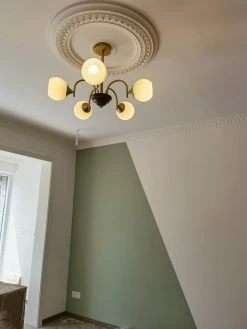 Vakkerlight Sculptural Glass Ribbed Chandelier