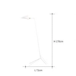 Vakkerlight Serge Mouille Floor Lamp