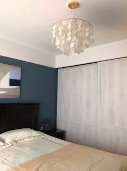 Vakkerlight Pendant Lights Shell Wind Chime Chandelier