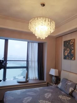 Vakkerlight Pendant Lights Shell Wind Chime Chandelier