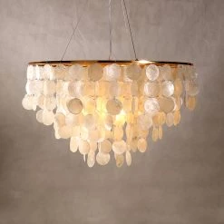 Vakkerlight Pendant Lights Shell Wind Chime Chandelier