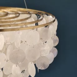 Vakkerlight Pendant Lights Shell Wind Chime Chandelier