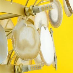 Vakkerlight Chandeliers Slice Agate Tower Chandelier