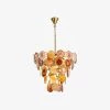 Vakkerlight Chandeliers Slice Agate Tower Chandelier
