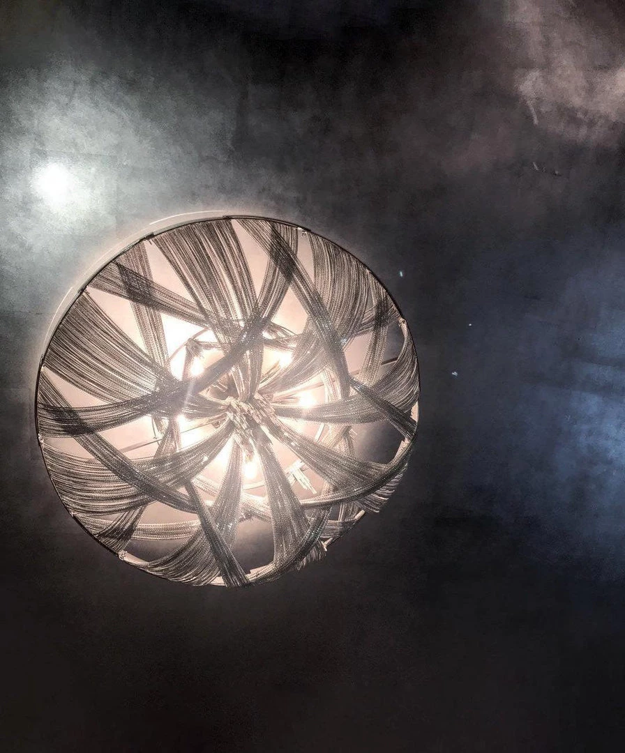 Vakkerlight Chandeliers Tassel Aluminum Chain Chandelier