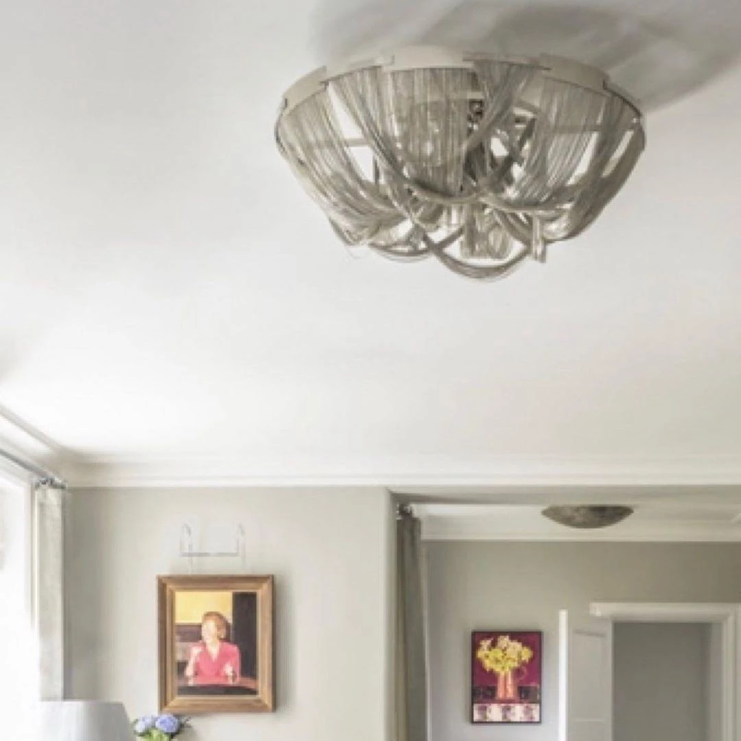 Vakkerlight Chandeliers Tassel Aluminum Chain Chandelier