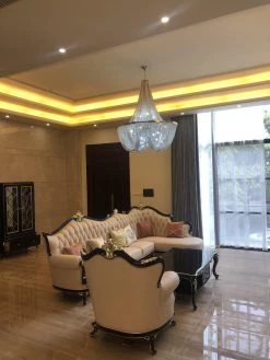 Vakkerlight Chandeliers Tassel Aluminum Chain Chandelier