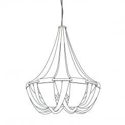 Vakkerlight Chandeliers Tassel Aluminum Chain Chandelier