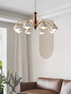 Vakkerlight Swedish Modern Brass Chandelier Chandeliers