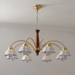 Vakkerlight Swedish Modern Brass Chandelier Chandeliers