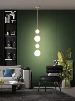 Vakkerlight Vertical Glass Globe Pendant Lamp Pendant Lights