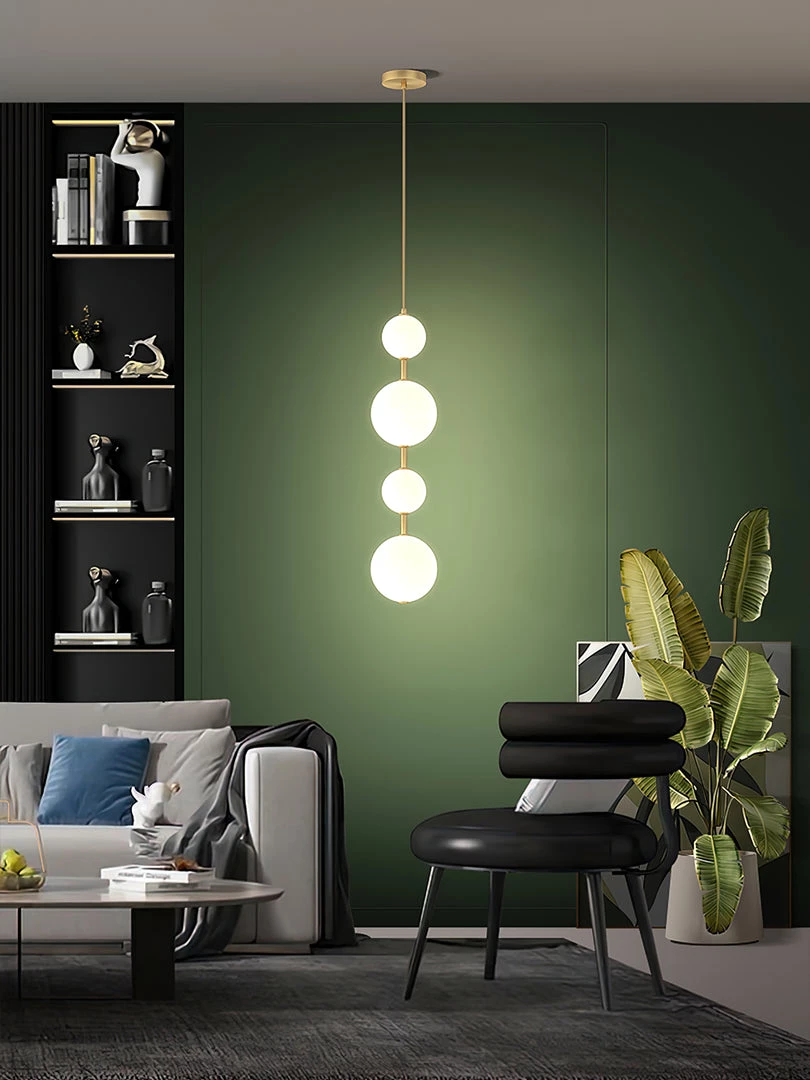 Vakkerlight Vertical Glass Globe Pendant Lamp Pendant Lights