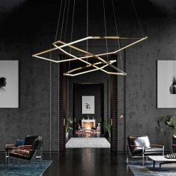 Vakkerlight Chandeliers Gold Vesanto Chandelier